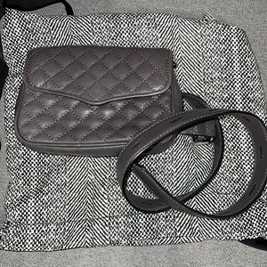 Rebecca Minkoff Quilted Belt Bag/Chain Crossbody
